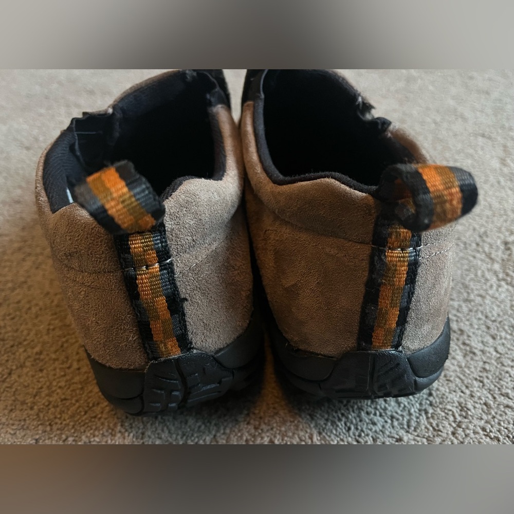 Merrell Jungle Moc Men’s size 9.5 Wide Tan (Gunsmoke) Slip-On Shoes - Picture 9 of 11